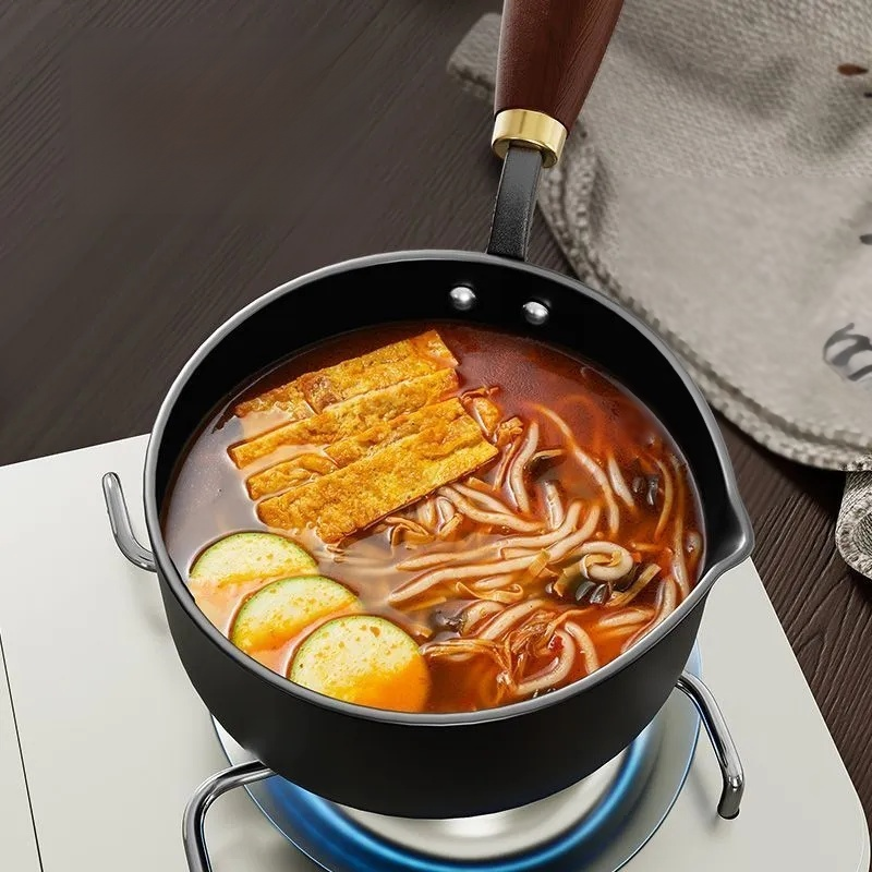 手工鍛造無塗層潑油小鍋