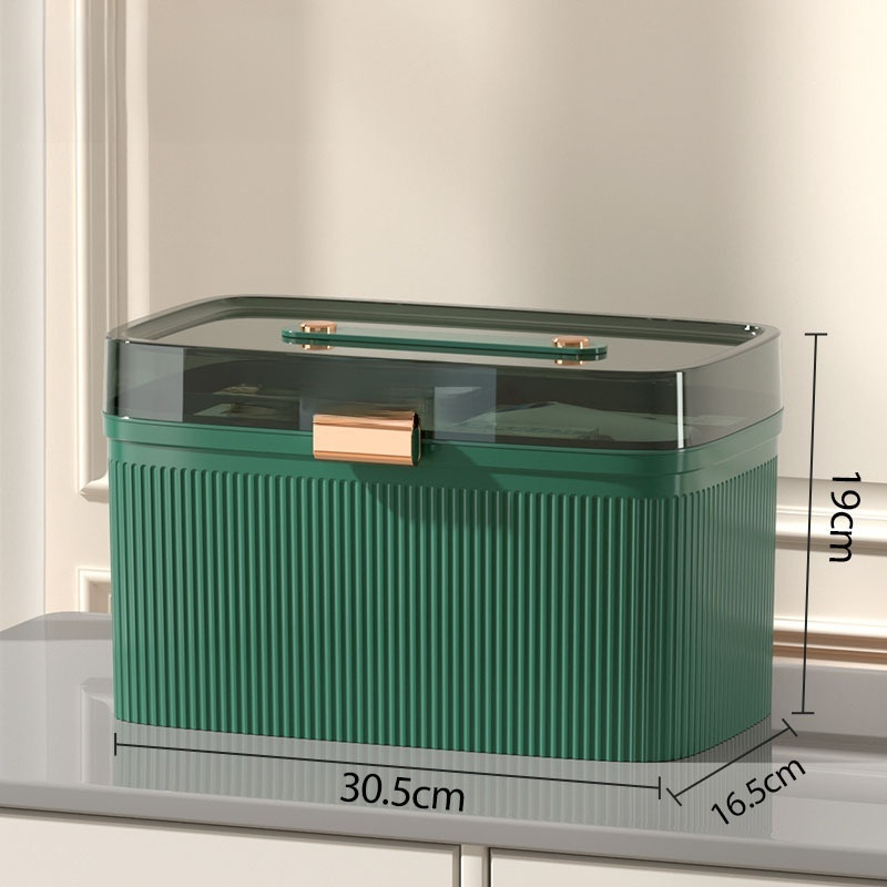 กล่องยาแบบครอบครัว ขนาดใหญ่ หลายชั้น สำหรับใช้ในบ้าน