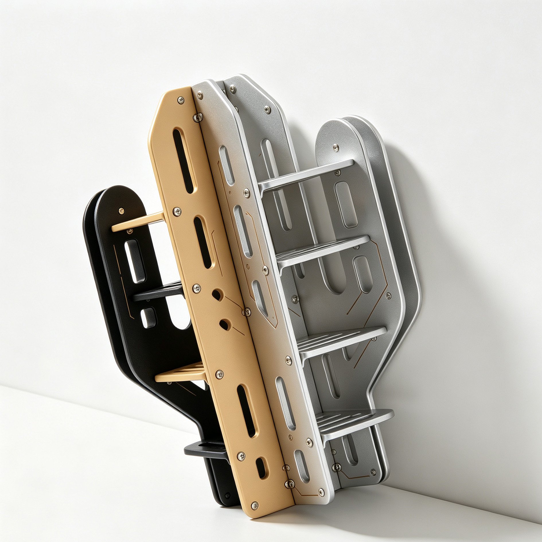 Stacked Ruigou Storage Racks for space saving organization