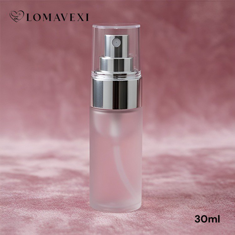 ภาพสเปรย์เซ็ตติ้งขณะฉีดบนใบหน้า