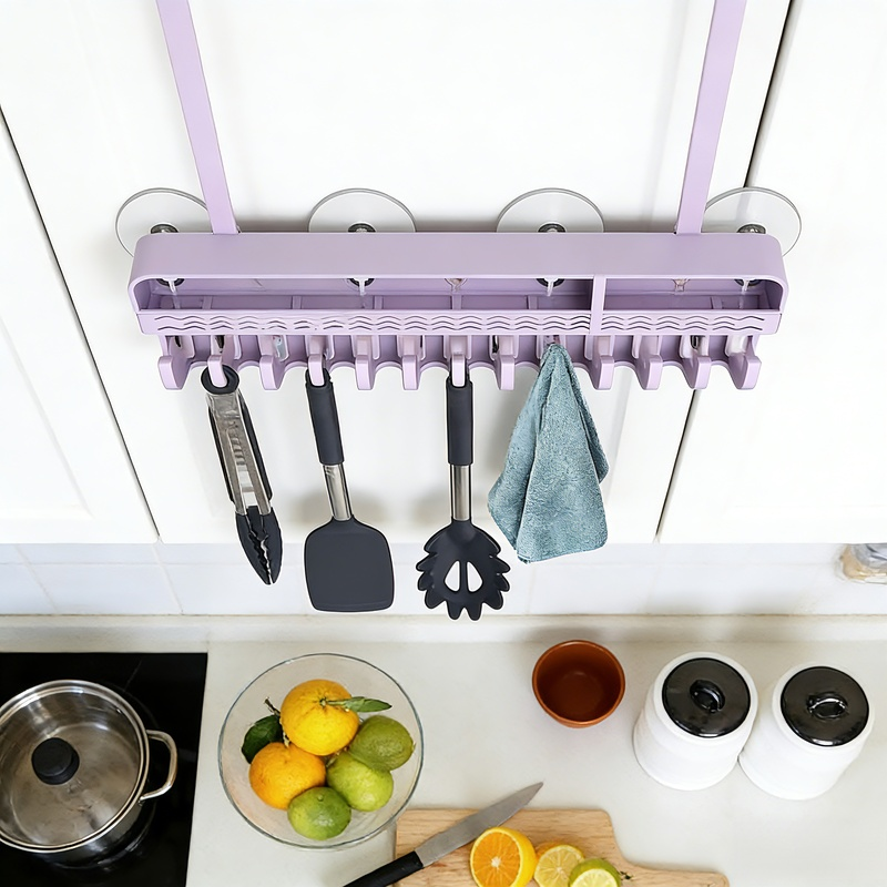 Konyhai szilikon fali tároló, multifunkcionális kalaptartó