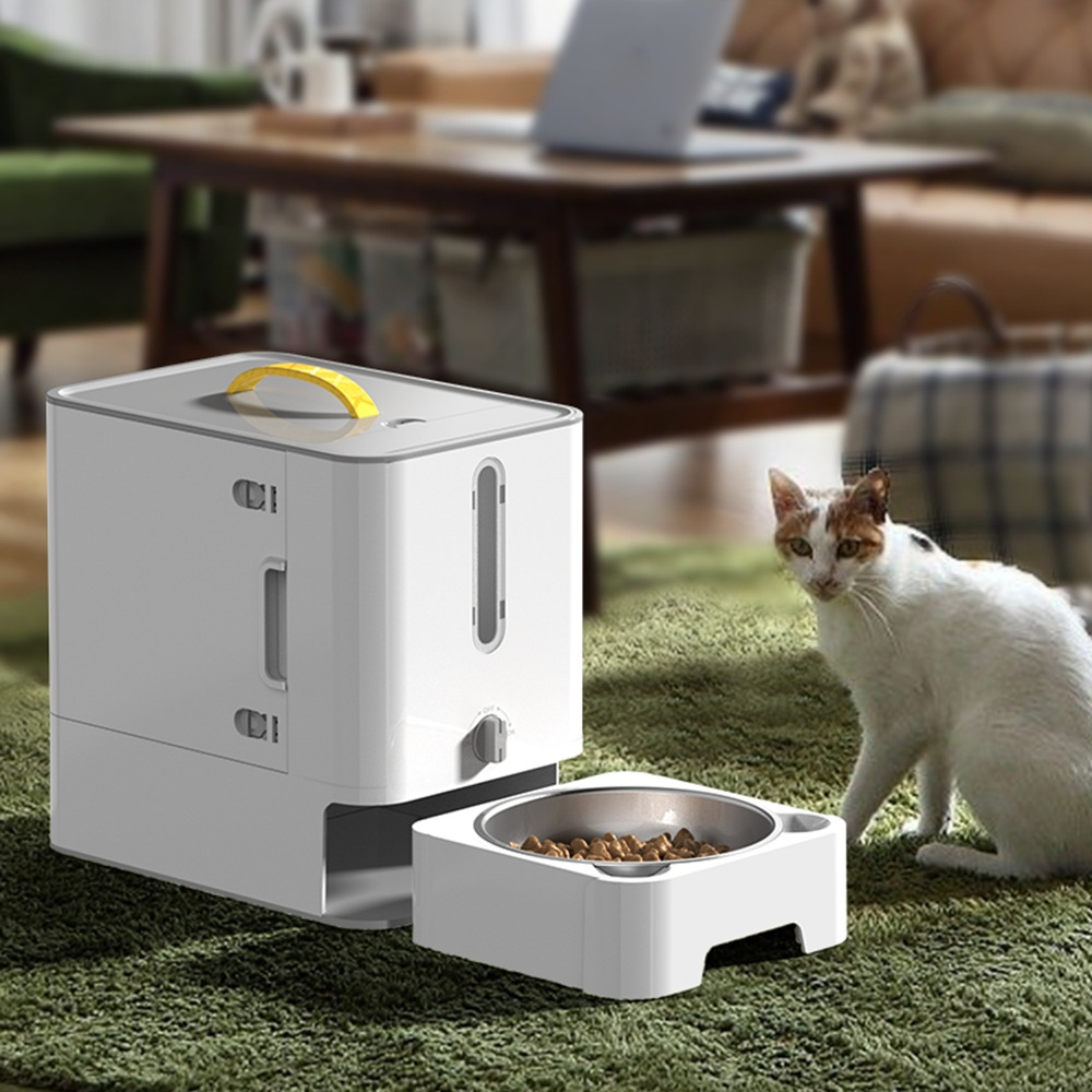 Travel friendly dog treat container with convenient design