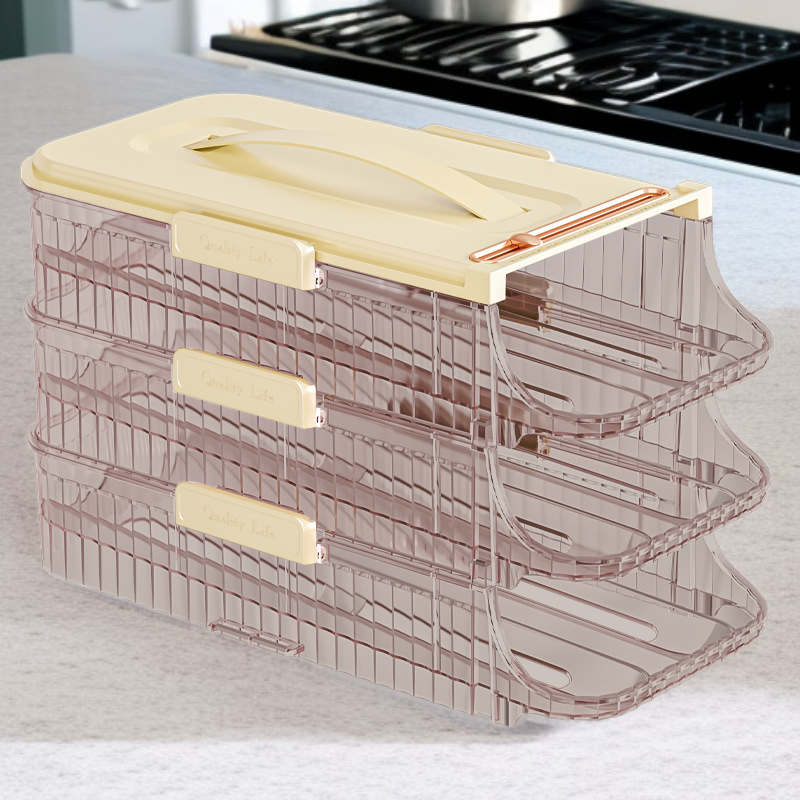 Kuchenny pojemnik na jajka do lodówki, obrotowy stojak na jajka