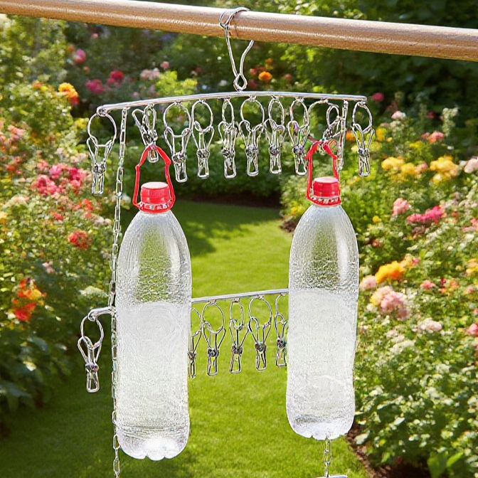 스테인리스 스틸 접이식 옷걸이