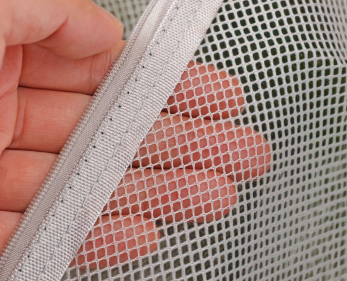 대용량 수납백의 내구성 강조 이미지