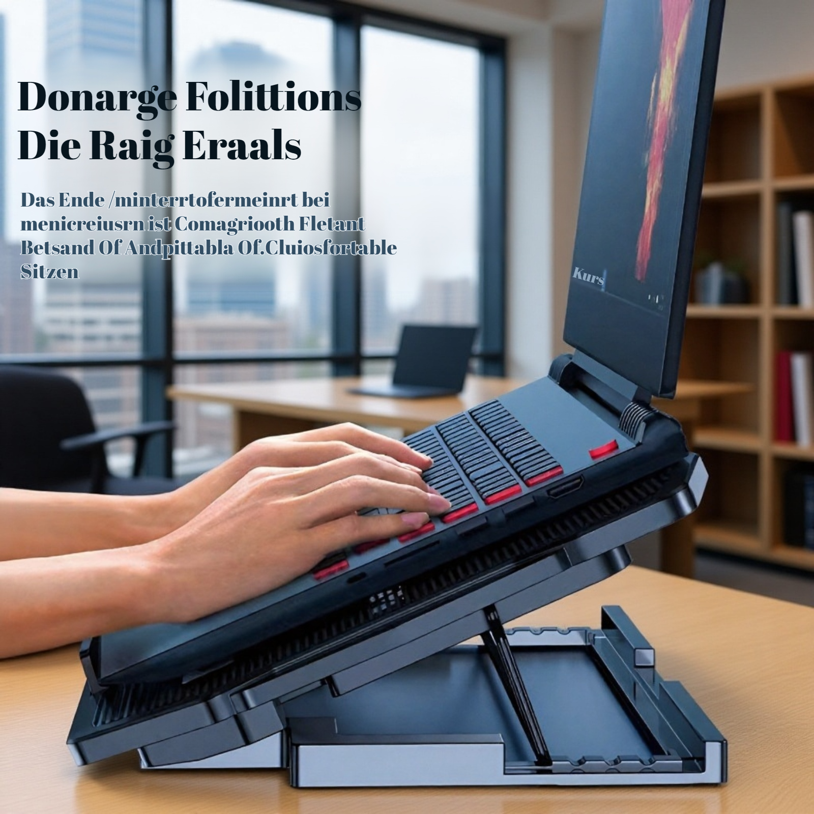 Notebook Kühler Basis Gaming 6 Lüfter Halbleiter Kühlhalter H9
