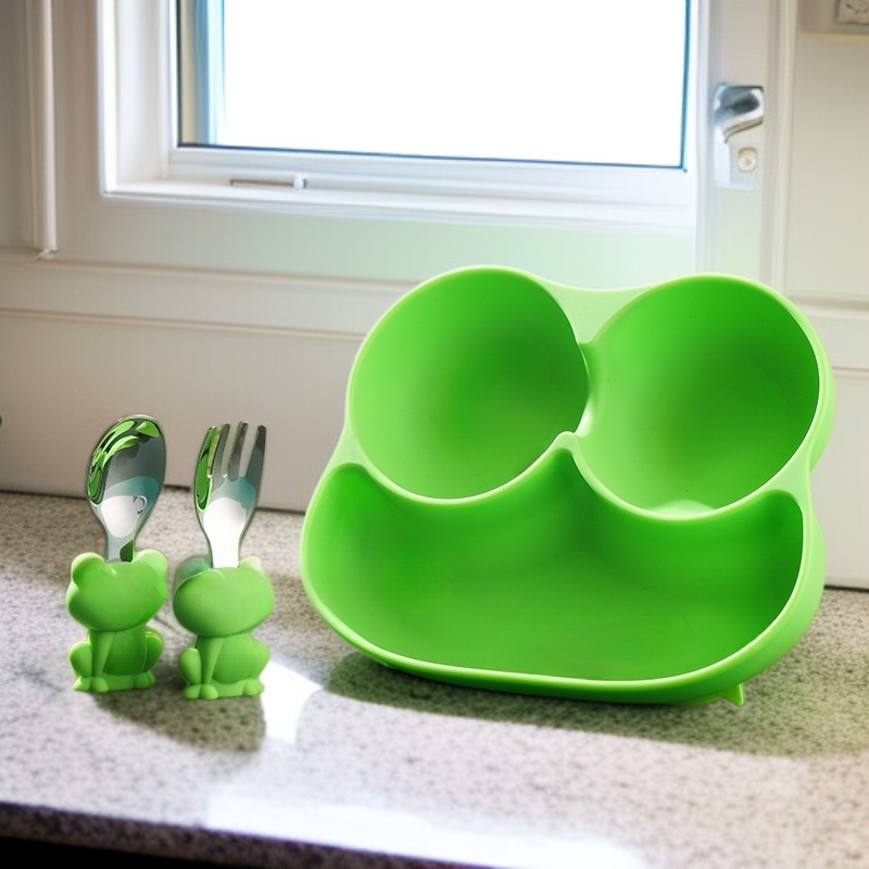 이유식 칸막이 만화 접시