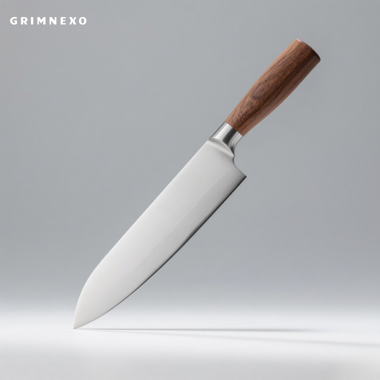 Ergonomic handle kitchen knife for comfortable grip