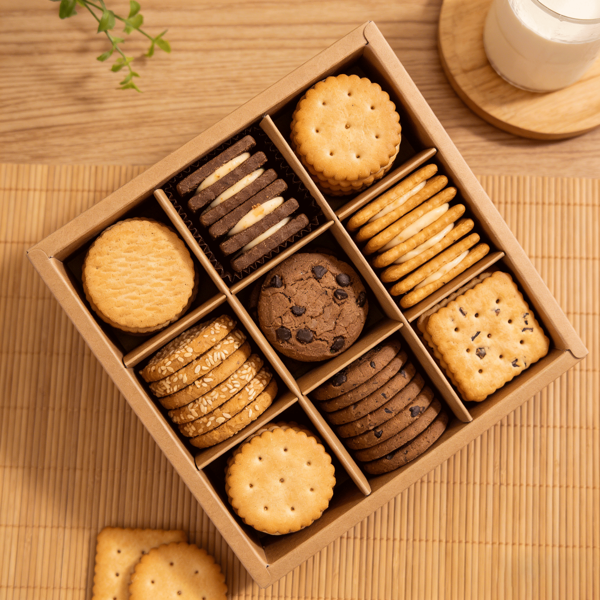 Assorted Flavor Biscuits (Pack of 3)