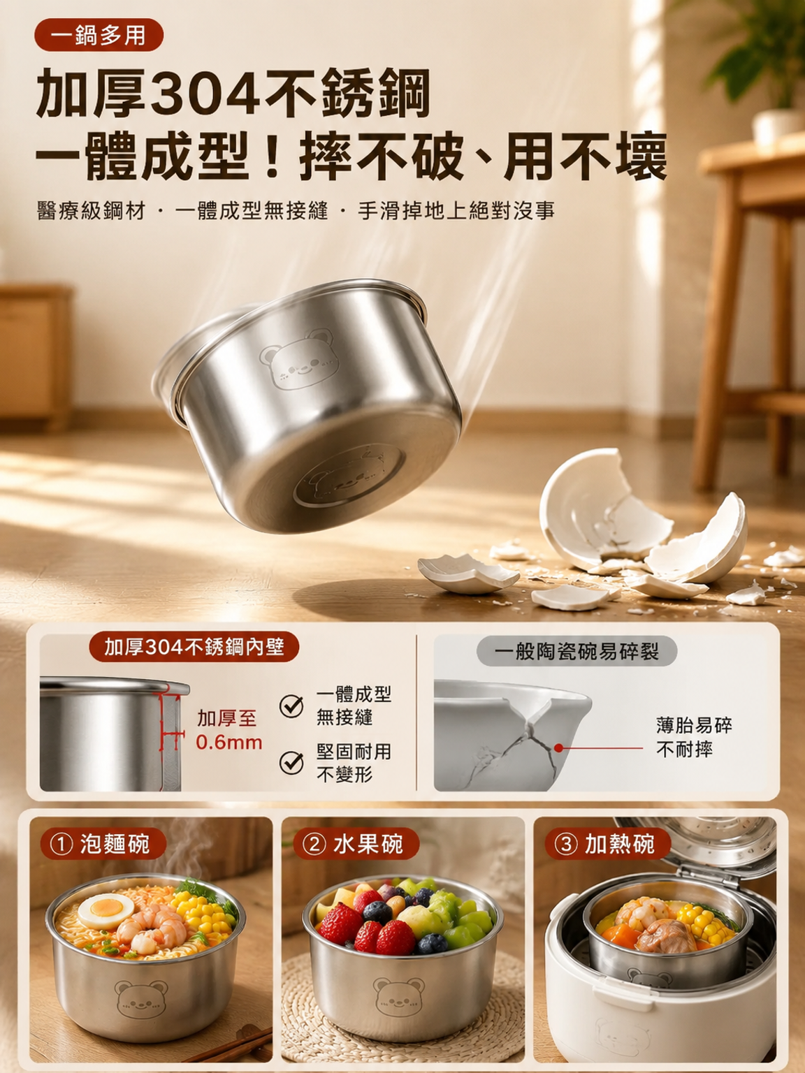 【隔水燉神器】帶蓋蒸碗燉盅