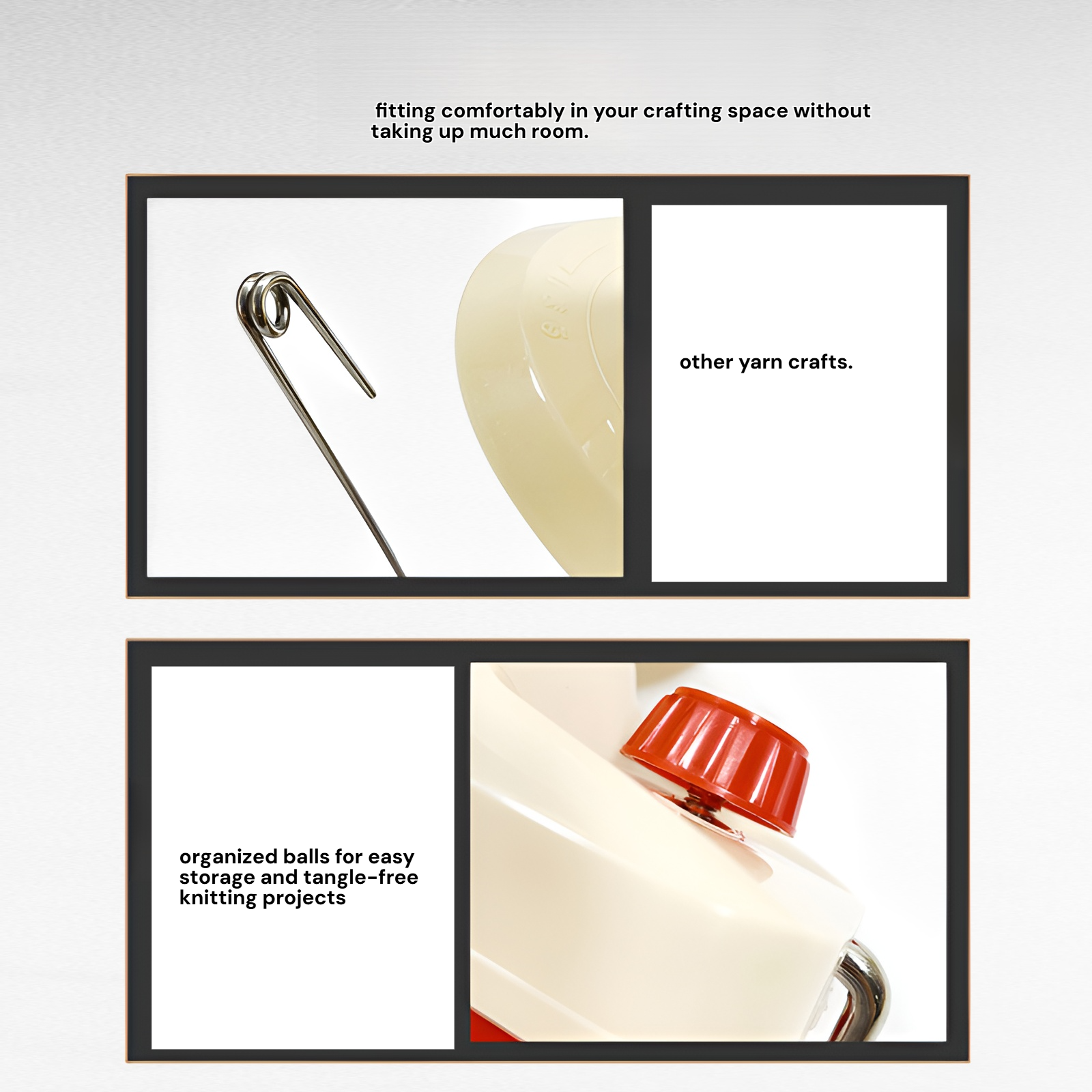  Hand-operated Yarn Winder for Home Use – Small DIY Knitting Tool