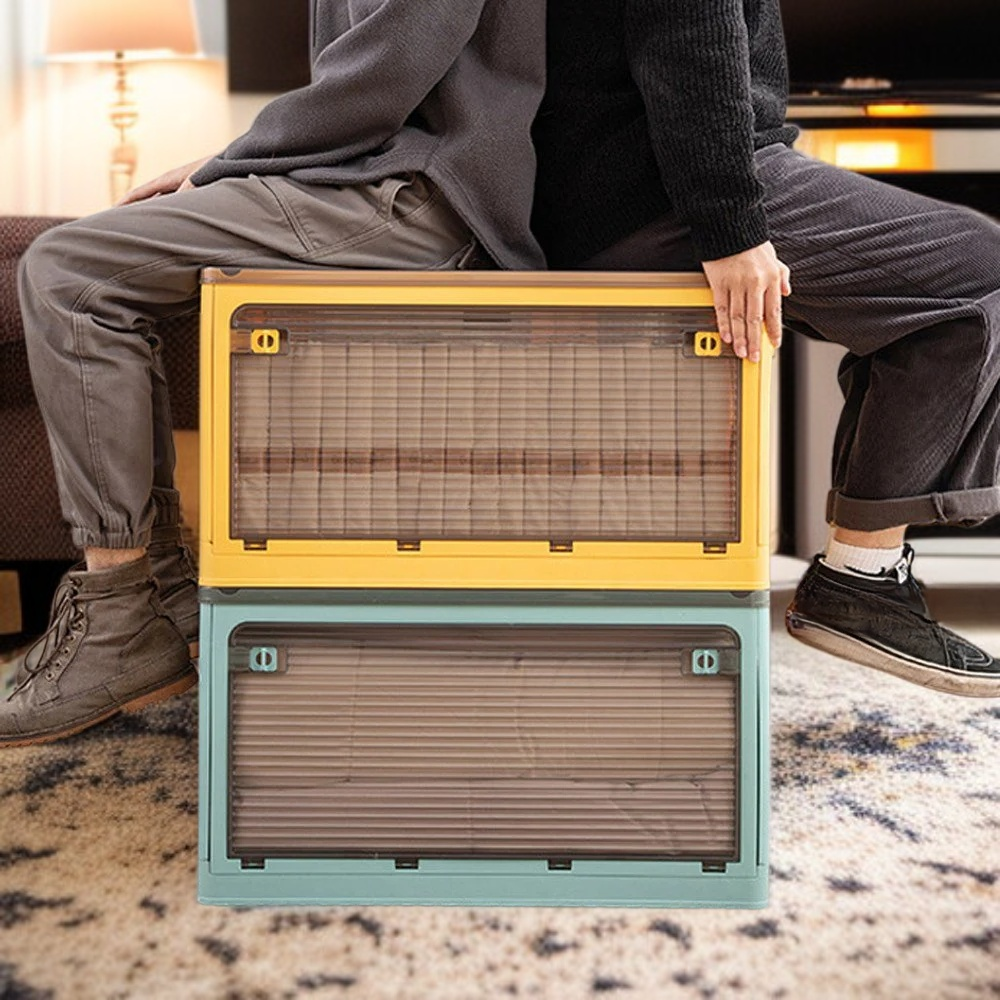 Contenedor organizador grande y plegable para ropa, artículos de camping, y juguetes Lego