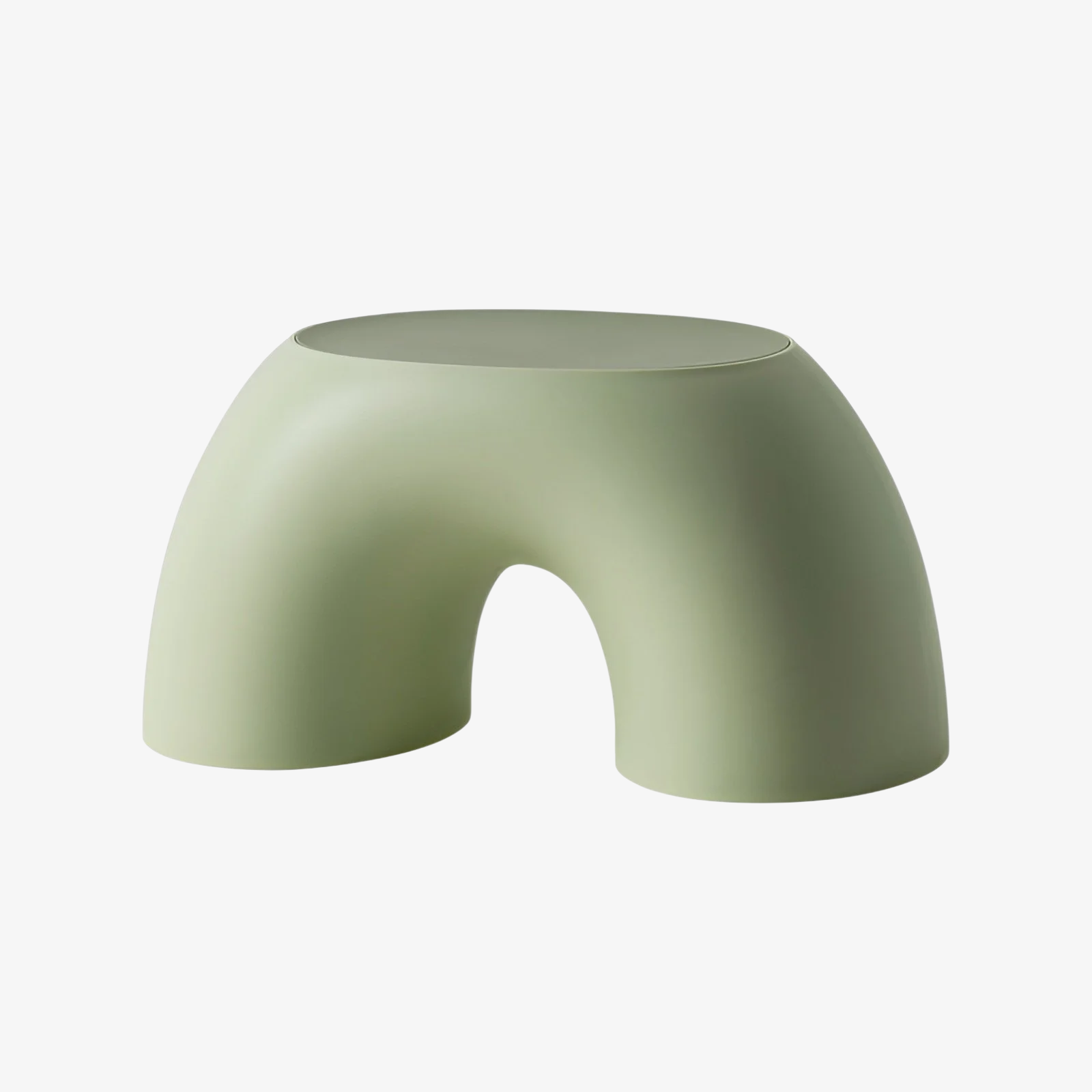 Bequemer Regenbogenhocker für Zuhause, schlichtes Design