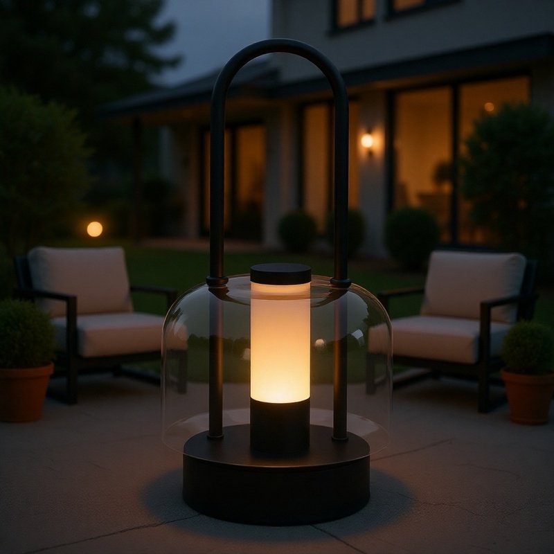 北欧スタイルのポータブルタッチナイトライト本体画像