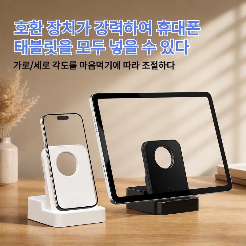 무선 감응 블루투스 스피커 휴대폰 거치대