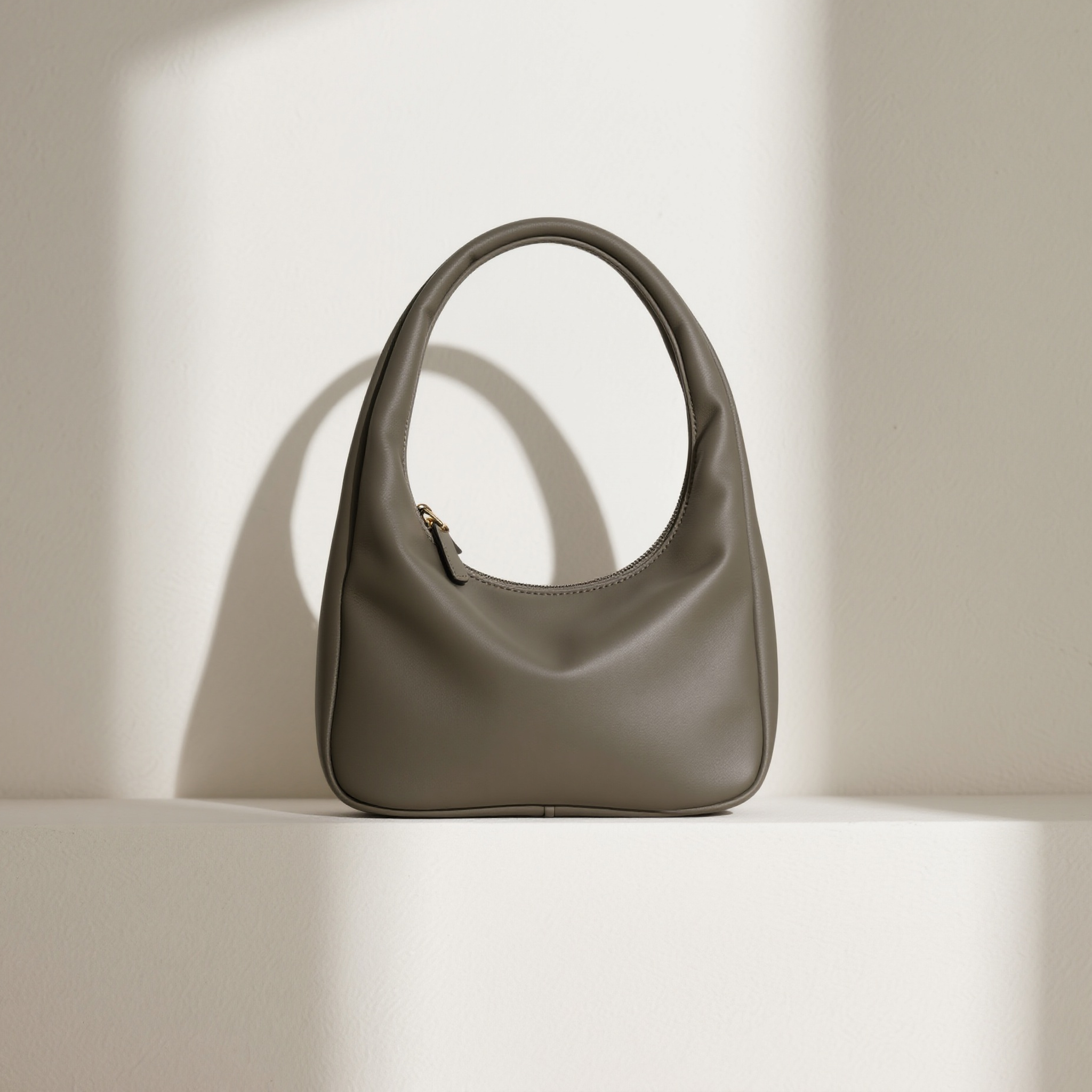 กระเป๋าหนังแฟชั่นทรงวงกลม