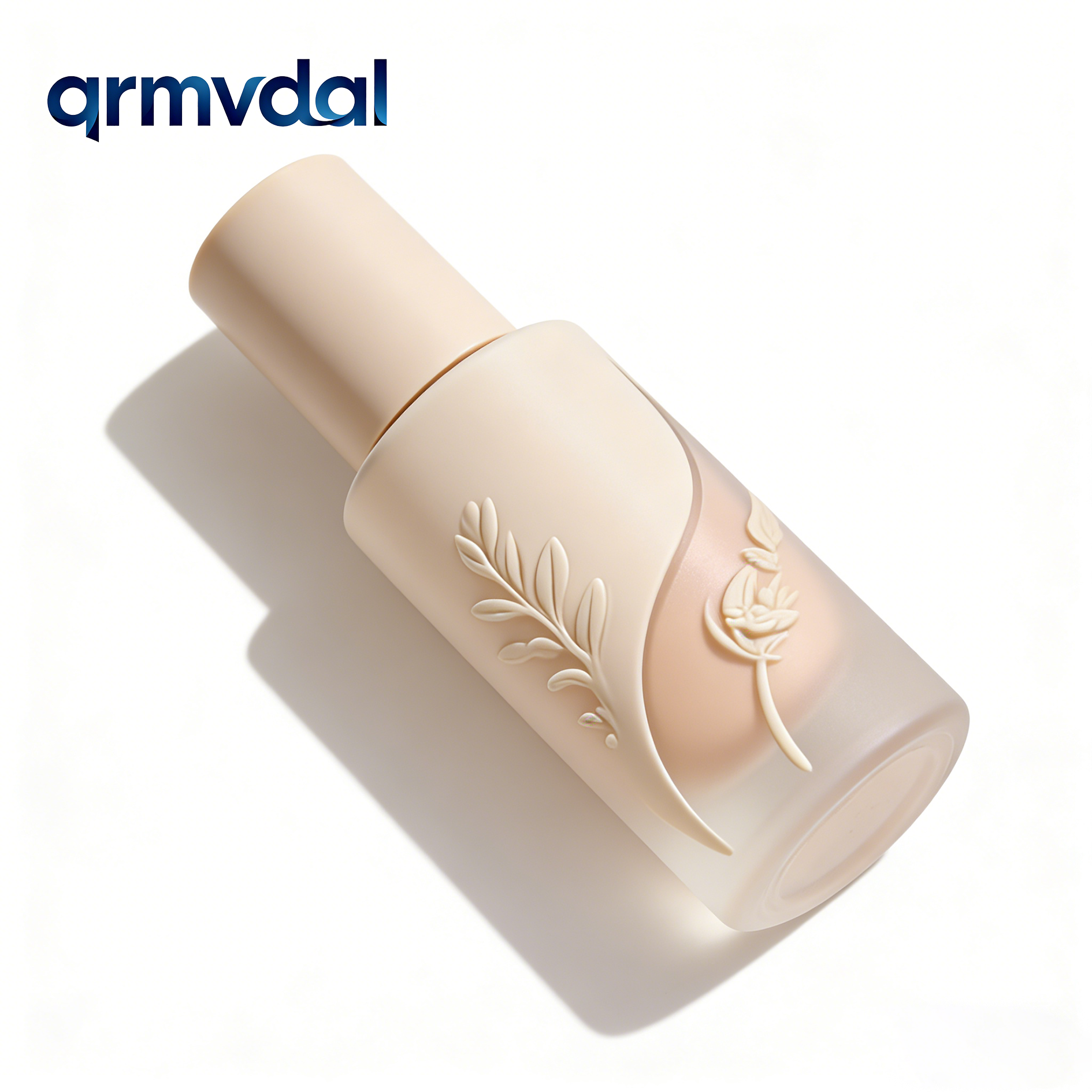 自然な仕上がりのリキッドファンデーション塗布例