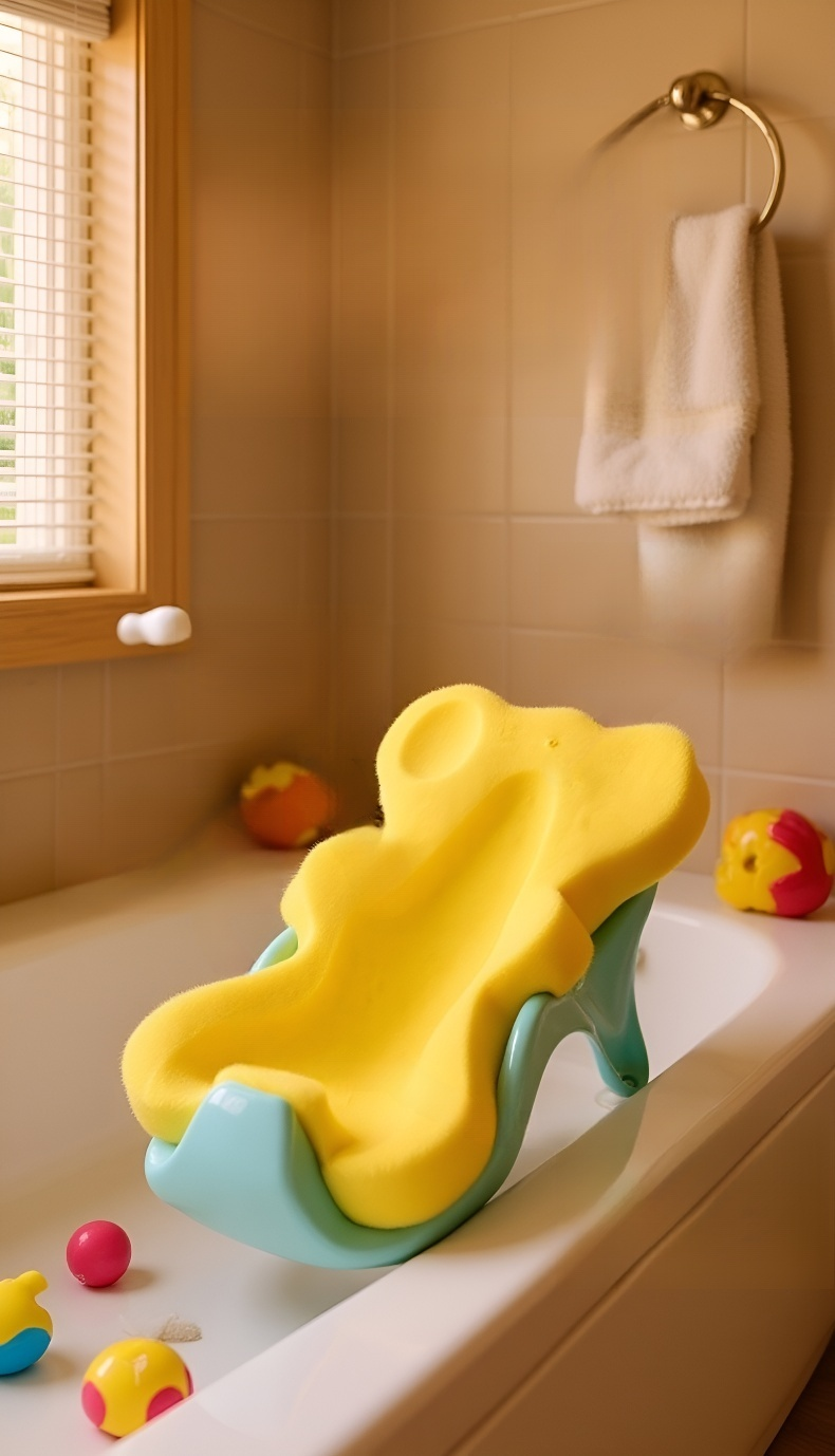 Soft and comfortable baby bath sponge pad