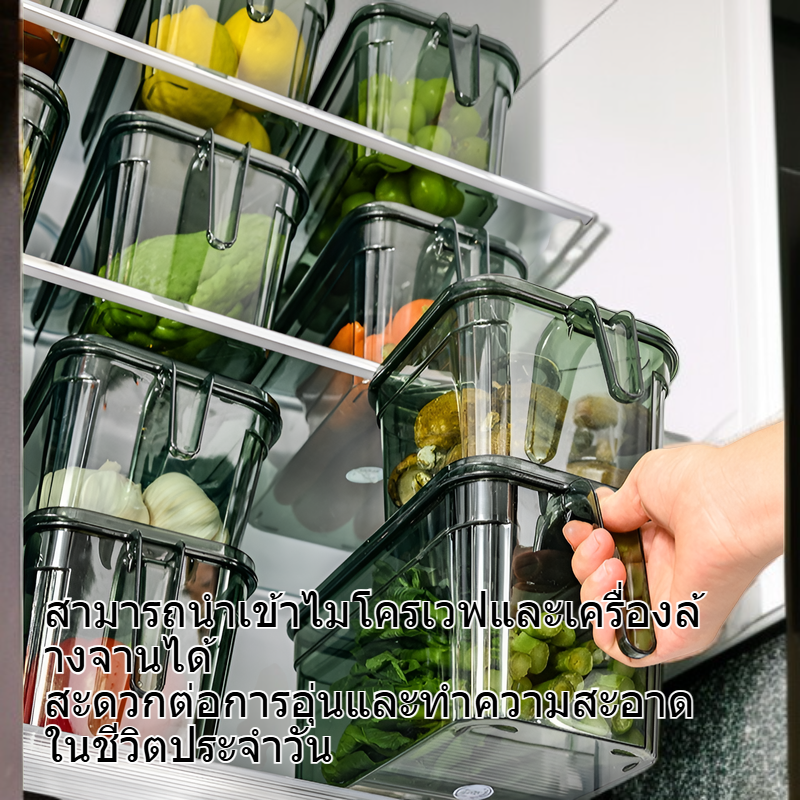 กล่องถนอมอาหารพลาสติกใสเกรดอาหารสำหรับแช่แข็ง