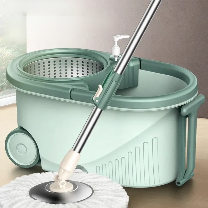 Multifunctional Spin Mop Bucket Set Convenient Hand-Wash Mop