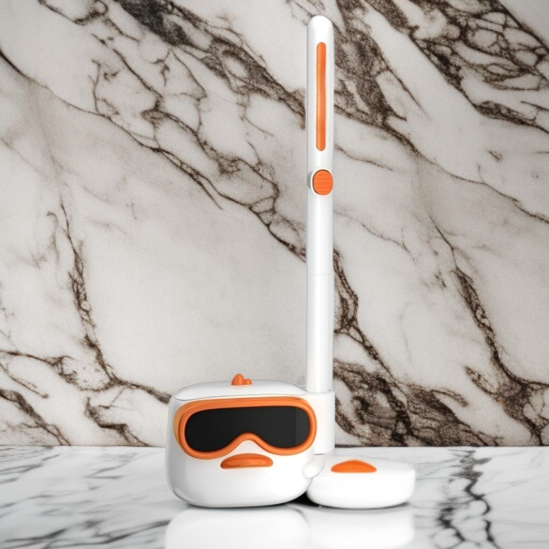 死角のない家庭用壁掛け式使い捨てトイレブラシ