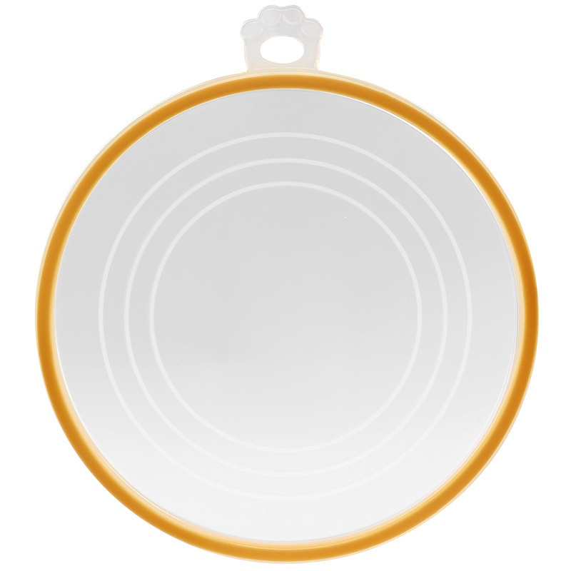 Household dustproof and leakproof silicone bowl lid