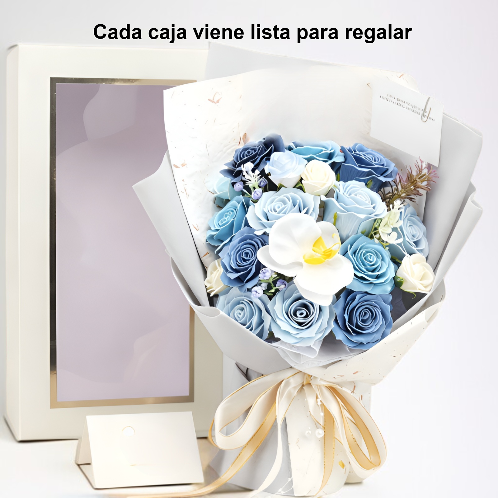 18 cajas de regalo de flores