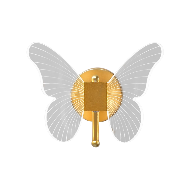 精巧な金属製蝶型室内ランプ
