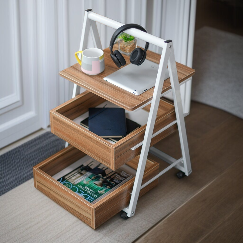 Multi-functional Retractable Coffee Table Side Cabinet File Storage Cabinet