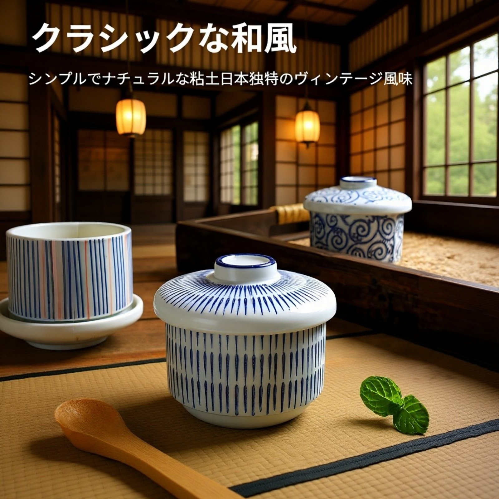 ホテルレストラン用和風陶器蒸し器