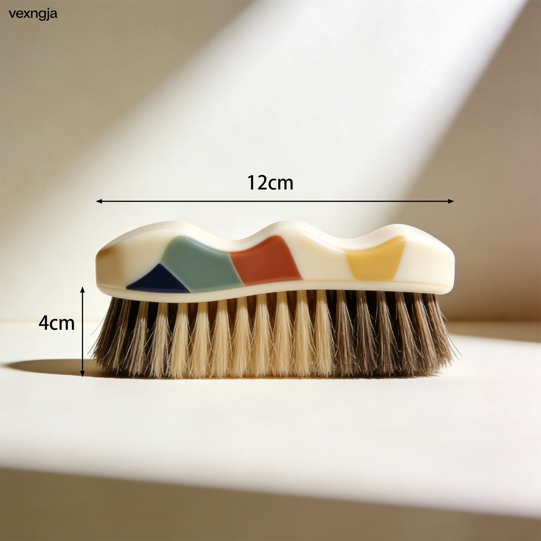 Set of three shoe brushes for versatile cleaning