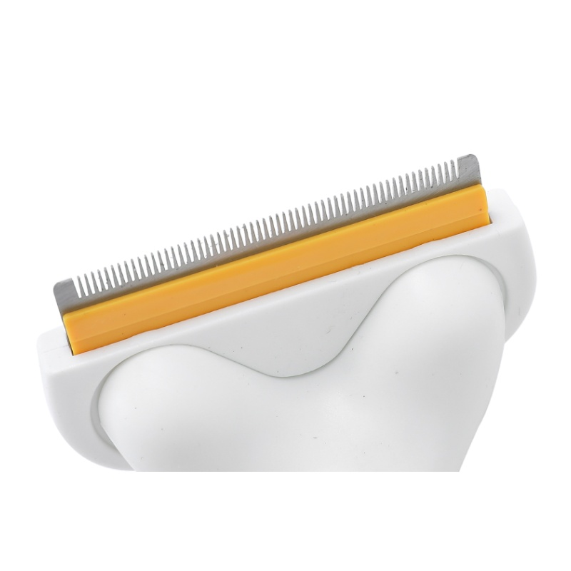Pet rounded blade hair removal comb
