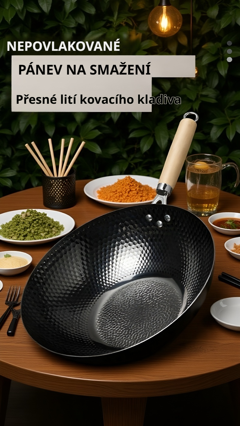 Nepřilnavé nádobí bez povlaku na indukční sporák