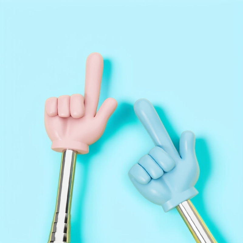 Einziehbares Lesen mit dem kleinen Finger