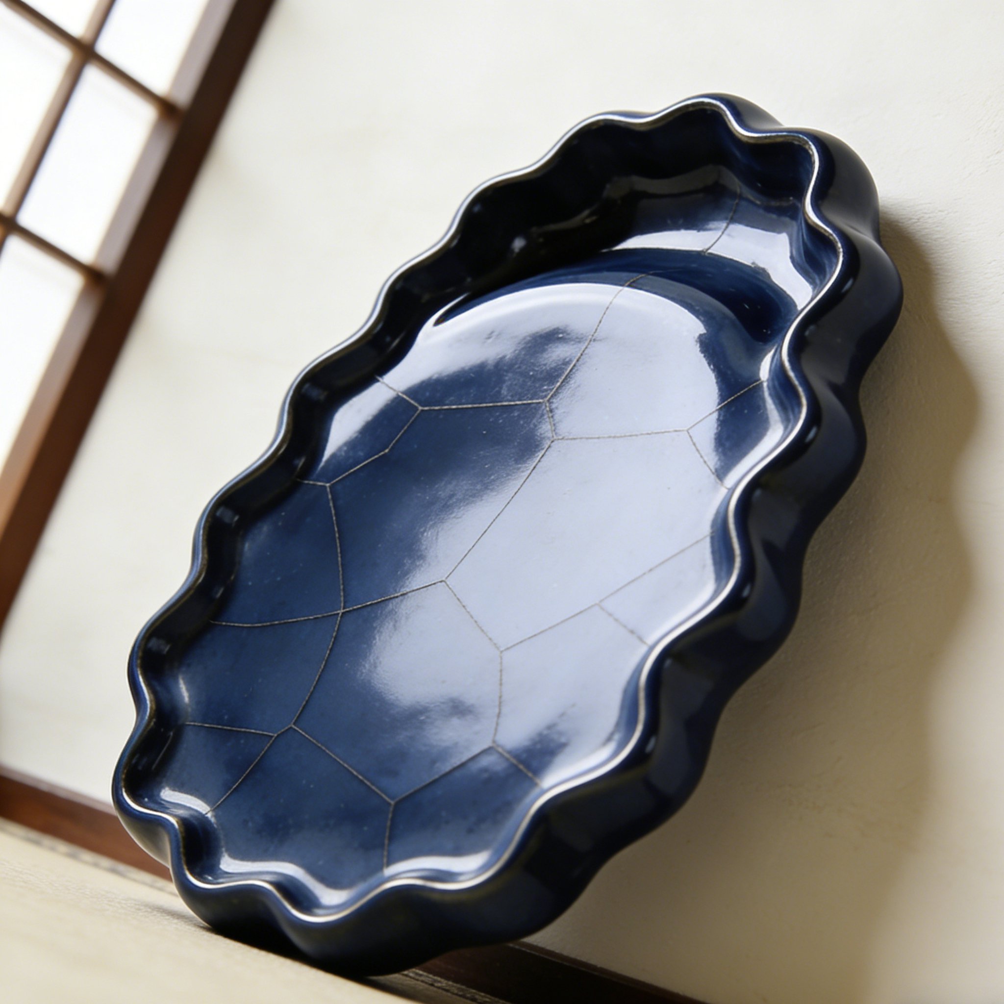 手作り天然石硯台の全体イメージ