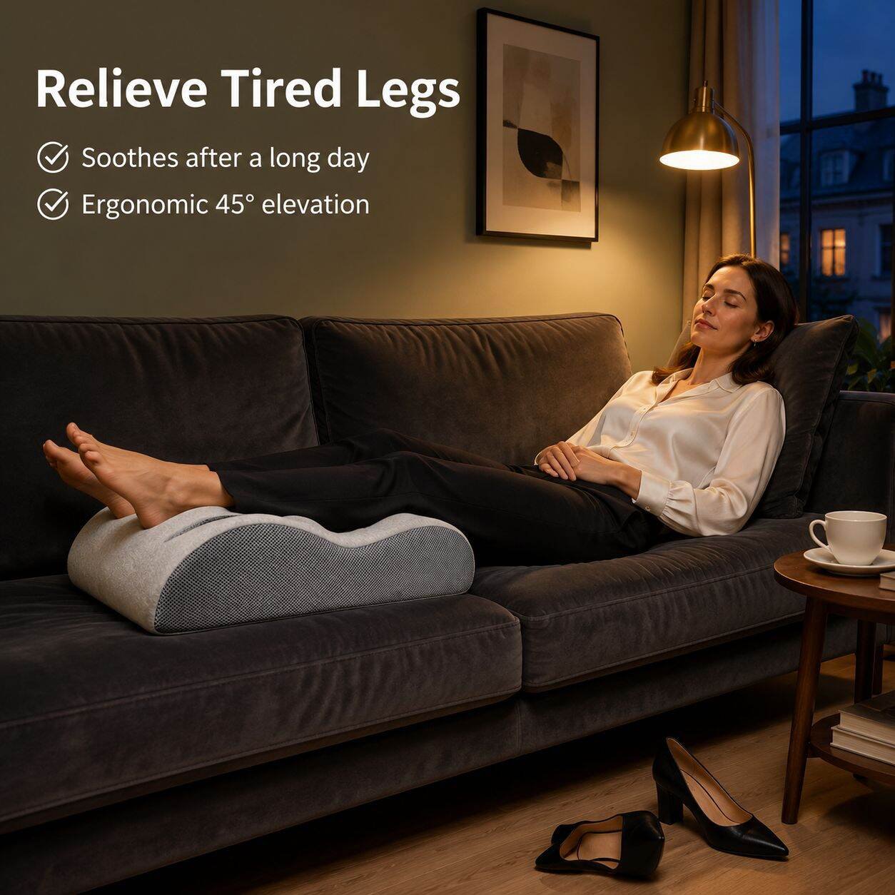 Leg Elevation Pillow for Venous Health
