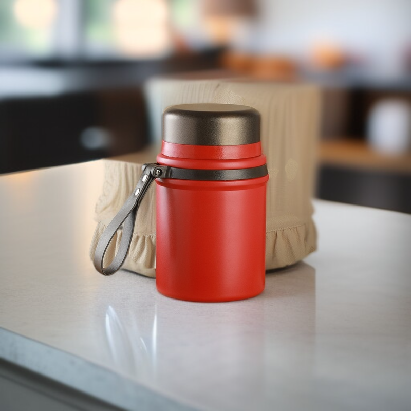 대용량 휴대용 보온 찜통 도시락 멜빵 사무실 전용