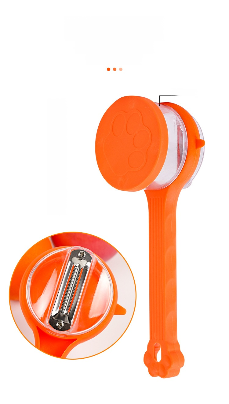 Hanging box household peeling tool