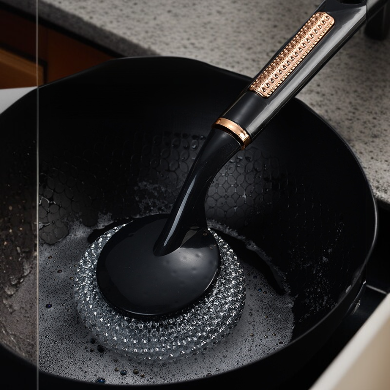 長柄付きワイヤーボールブラシの使い方