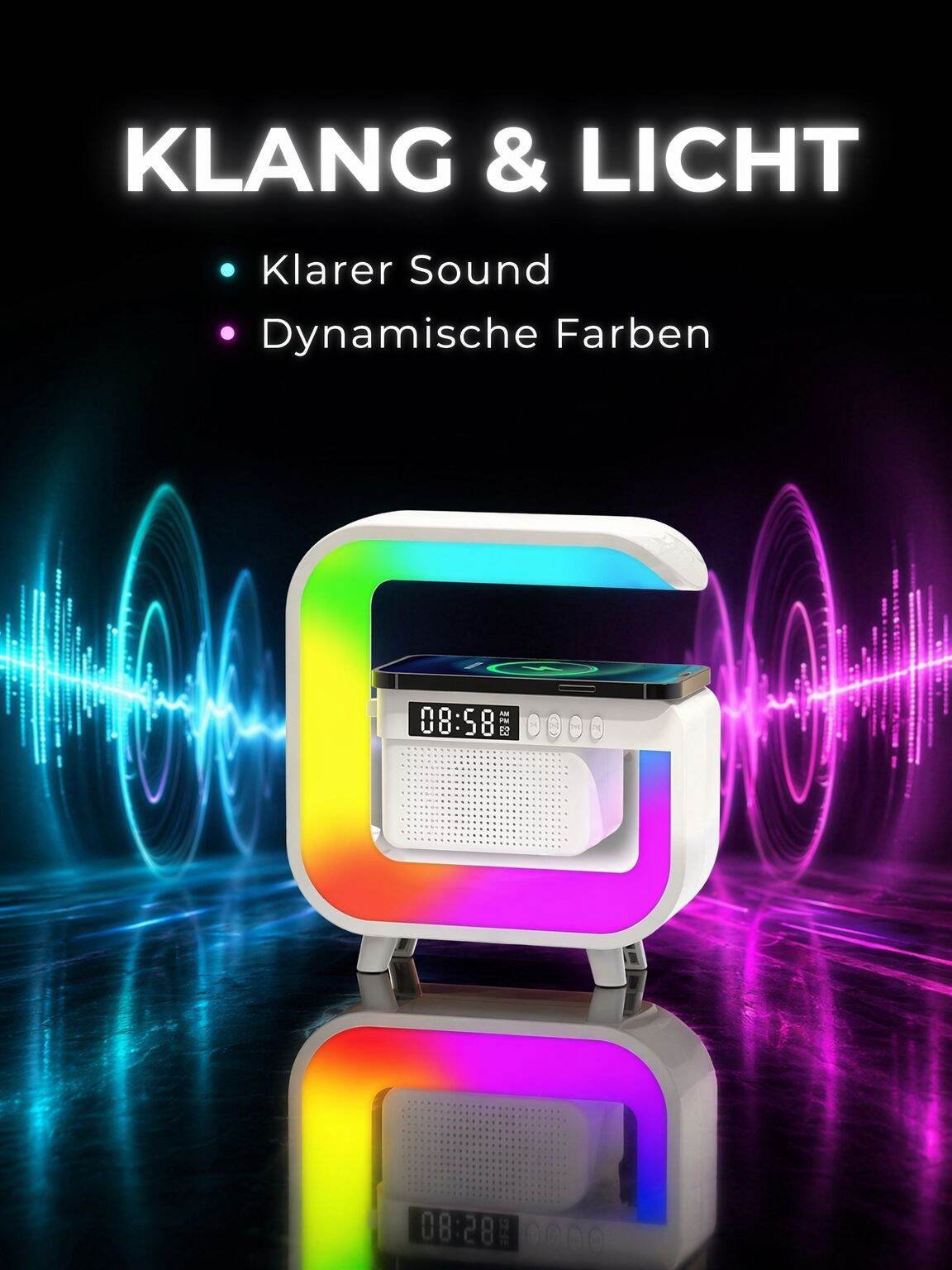 Bluetooth Lautsprecher mit Stimmungslicht