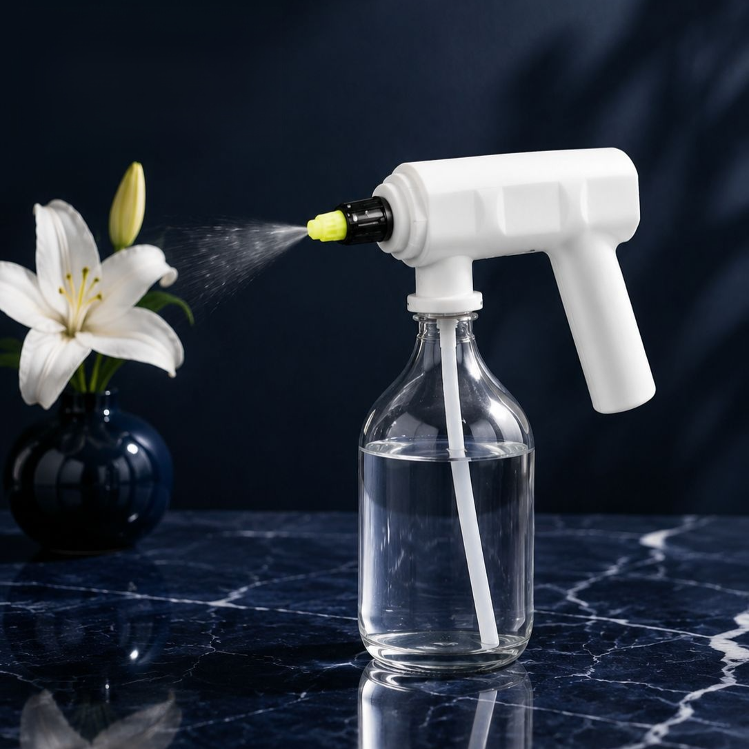 Tête de pulvérisateur électrique pour bouteille de boisson