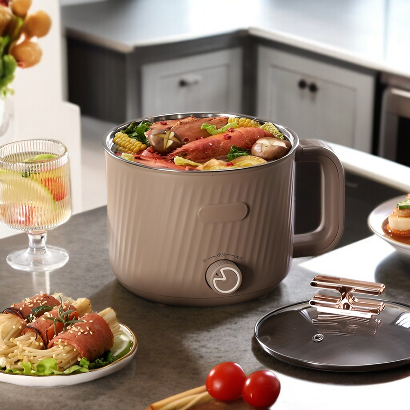 Student dormitory small stainless steel nonstick electric hot pot