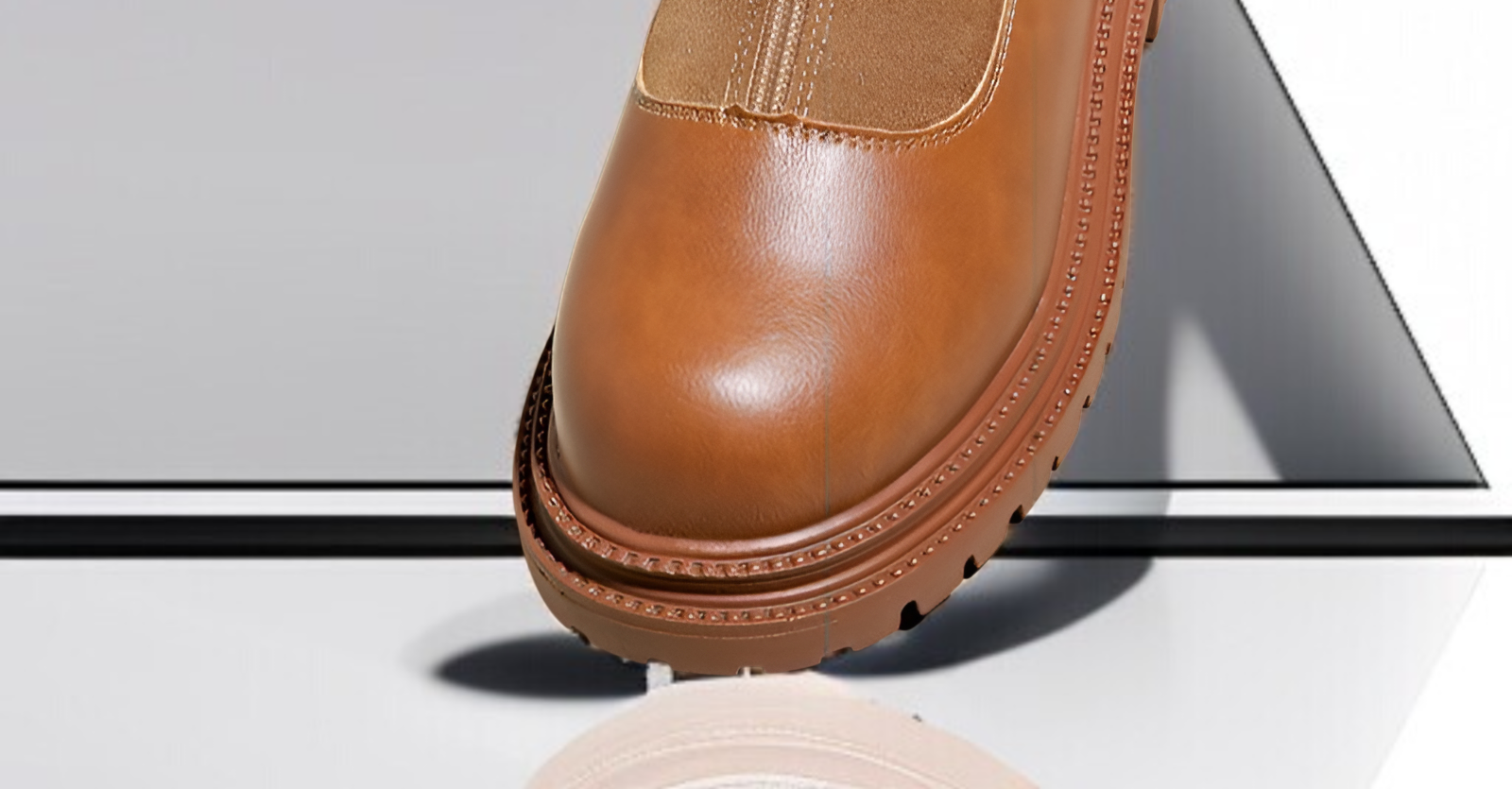 편안한 착화감의 두꺼운 바닥 부츠