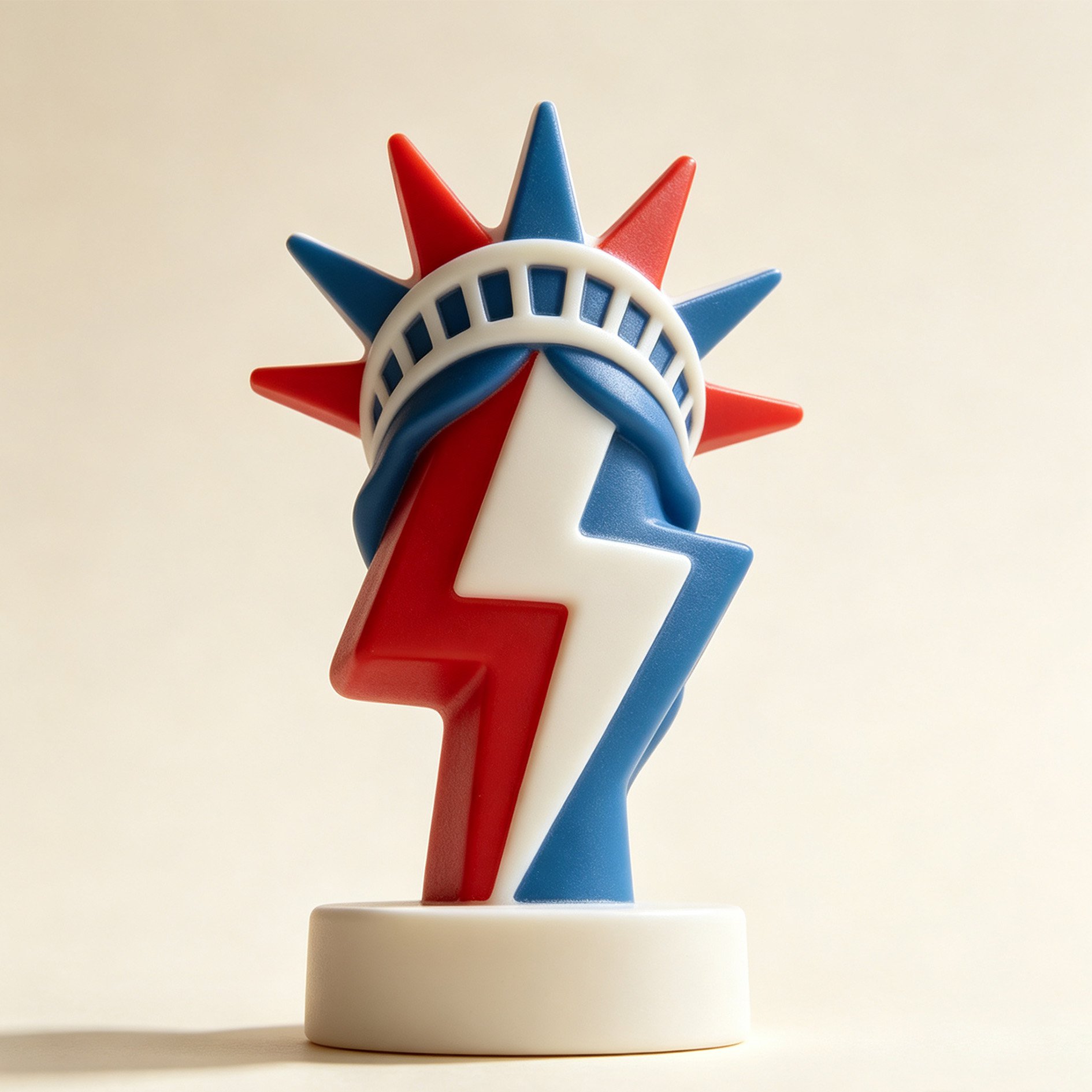 Lightning Statue of Liberty figurine