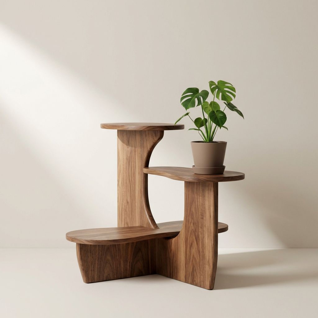 Wooden storage ornaments (2 pieces)