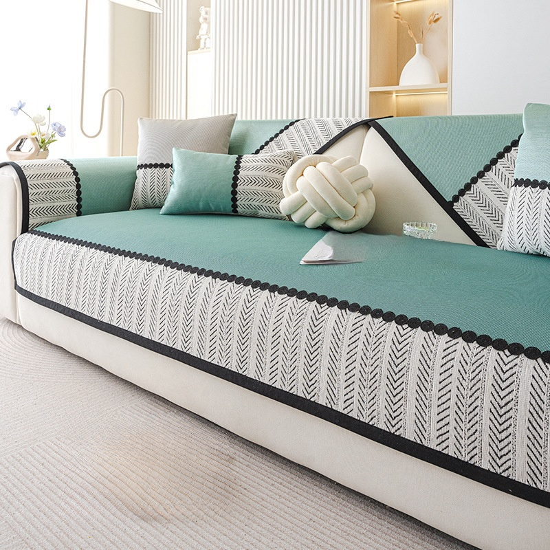 クールシルク滑り止めソファクッション、暑い日用