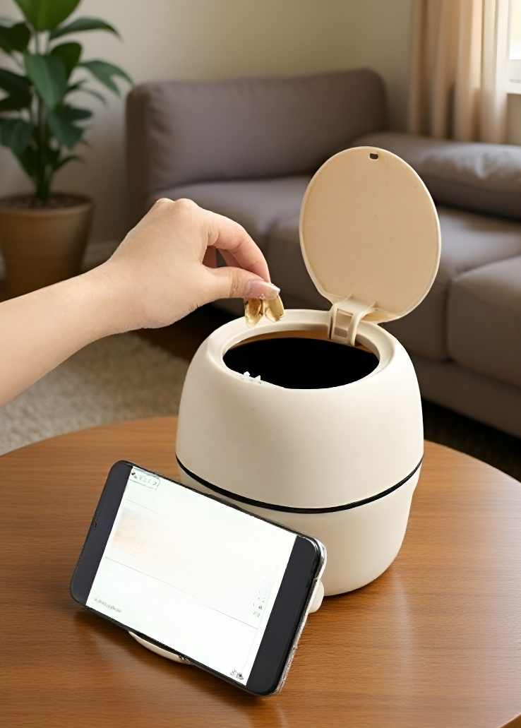 캠핑 장비와 함께한 다기능 로프