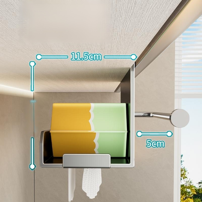 거꾸로 된 키친타월 보관함