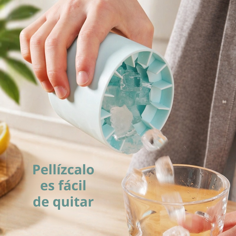 Molde de bandeja para hielo en forma cilíndrica