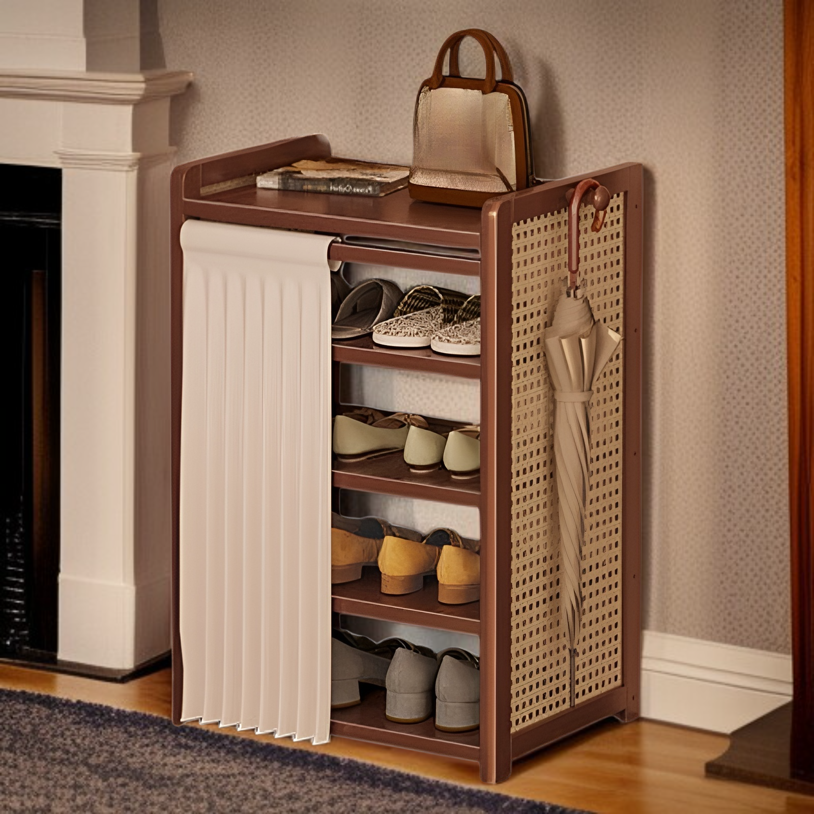 高耐久な無垢材フレームの詳細